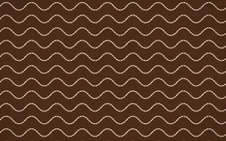 Porto Terra Stitch Waves — dark brown and beige sashiko background
