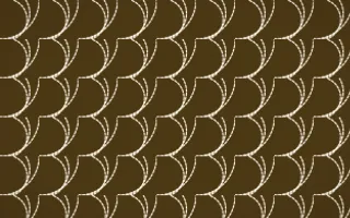 Prague Gold Stitch Fans — dark brown and beige sashiko background