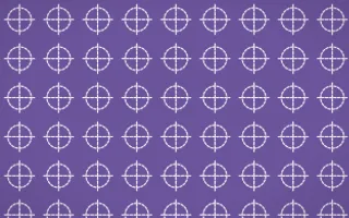 Provence Stitch Crosses — colourful purple and white sashiko background