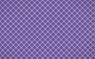 Provence Stitch Diamonds — colourful purple and white sashiko background