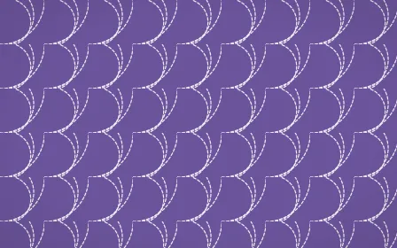 Provence Stitch Fans — colourful purple and white sashiko background