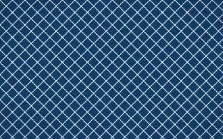 Côte d'Azur Stitch Diamonds — dark blue and white sashiko background