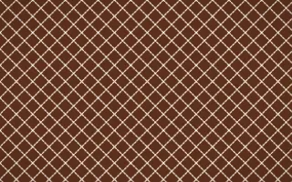Sahara Dusk Stitch Diamonds — dark brown and beige sashiko background