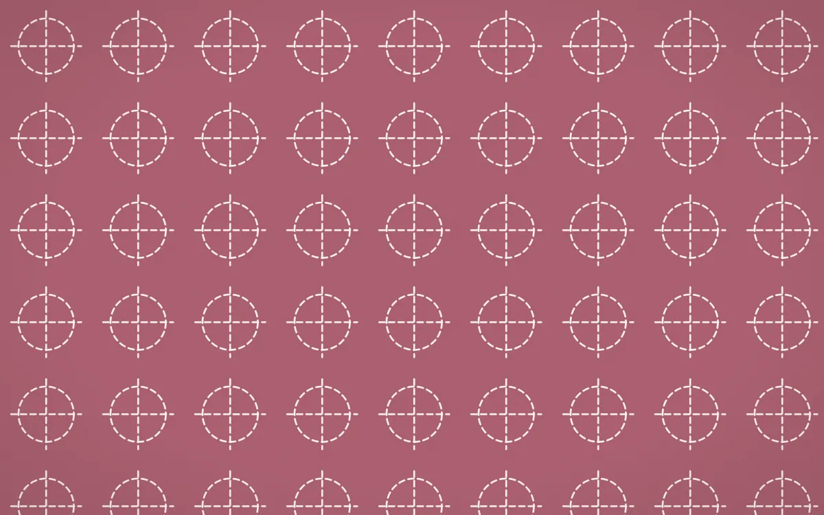 Sakura Paper Stitch Crosses — colourful red and white sashiko background