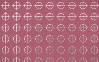 Sakura Paper Stitch Crosses — colourful red and white sashiko background