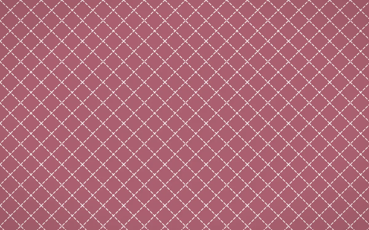 Sakura Paper Stitch Diamonds — colourful red and white sashiko background