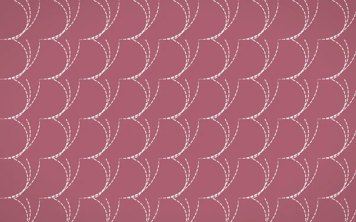 Sakura Paper Stitch Fans — colourful red and white sashiko background