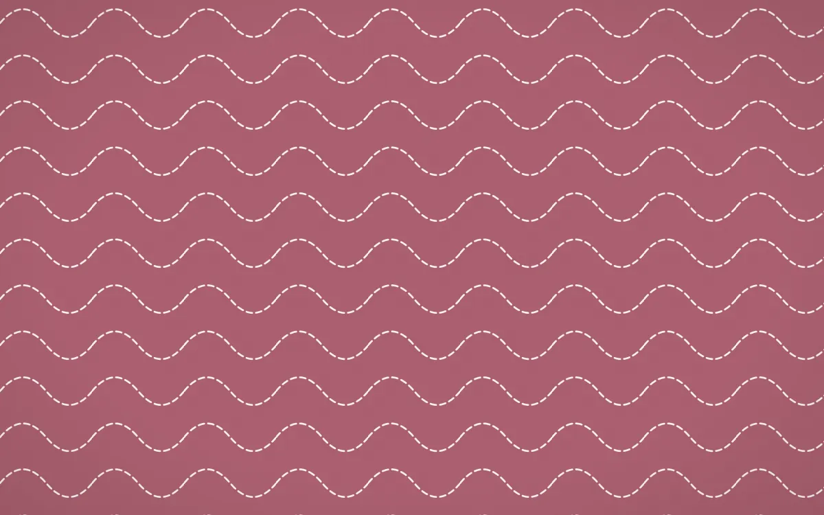 Sakura Paper Stitch Waves — colourful red and white sashiko background