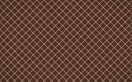 Santa Fe Adobe Stitch Diamonds — dark brown and beige sashiko background