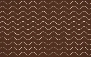 Santa Fe Adobe Stitch Waves — dark brown and beige sashiko background