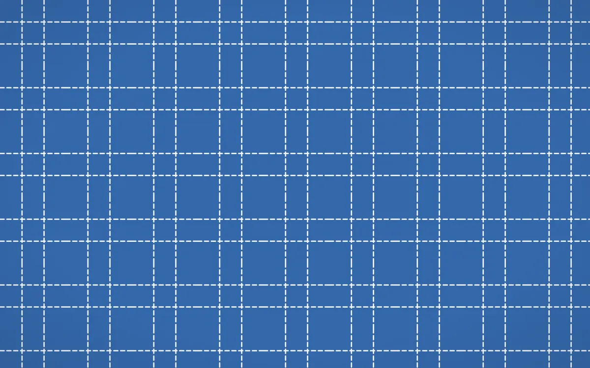 Santorini Stitch Grid — colourful blue and white sashiko background