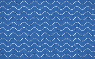 Santorini Stitch Waves — colourful blue and white sashiko background