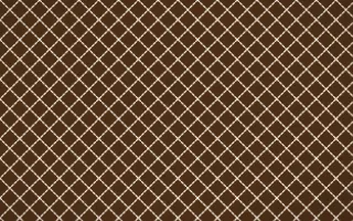 Savanna Clay Stitch Diamonds — dark brown and beige sashiko background