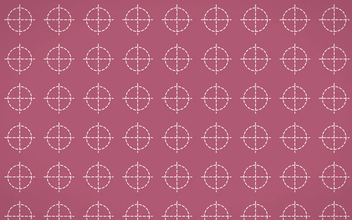 Seoul Blossom Stitch Crosses — colourful pink and white sashiko background