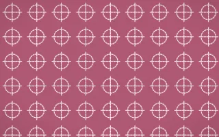 Seoul Blossom Stitch Crosses — colourful pink and white sashiko background