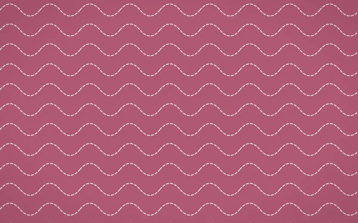 Seoul Blossom Stitch Waves — colourful pink and white sashiko background