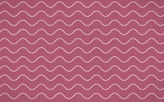 Seoul Blossom Stitch Waves — colourful pink and white sashiko background