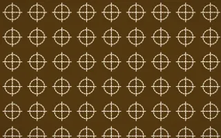 Sevilla Ochre Stitch Crosses — dark brown and beige sashiko background