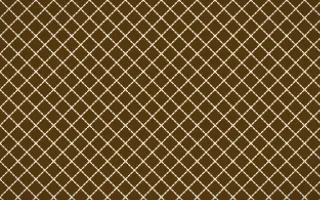 Sevilla Ochre Stitch Diamonds — dark brown and beige sashiko background