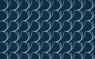 Titicaca Stitch Fans — dark blue and white sashiko background
