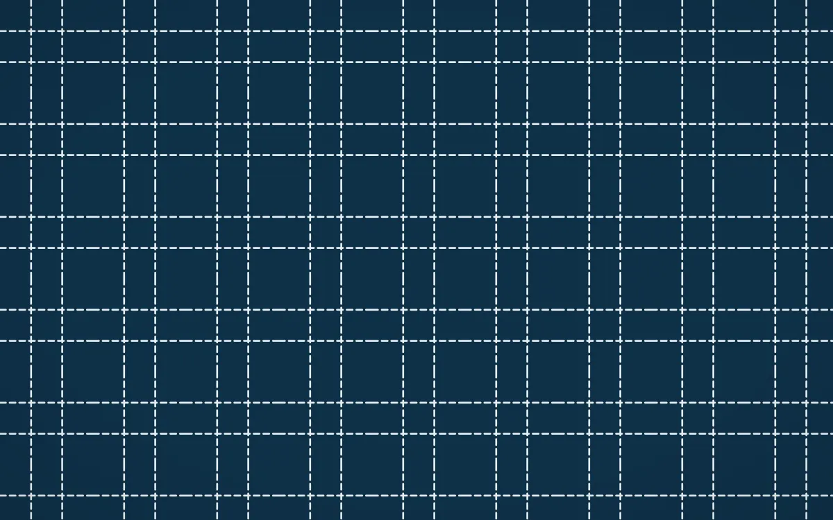 Titicaca Stitch Grid — dark blue and white sashiko background