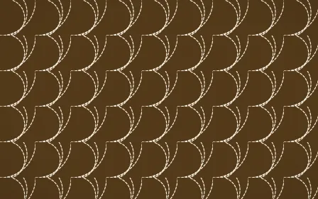 Tuscany Sun Stitch Fans — dark brown and beige sashiko background