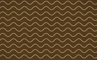 Tuscany Sun Stitch Waves — dark brown and beige sashiko background