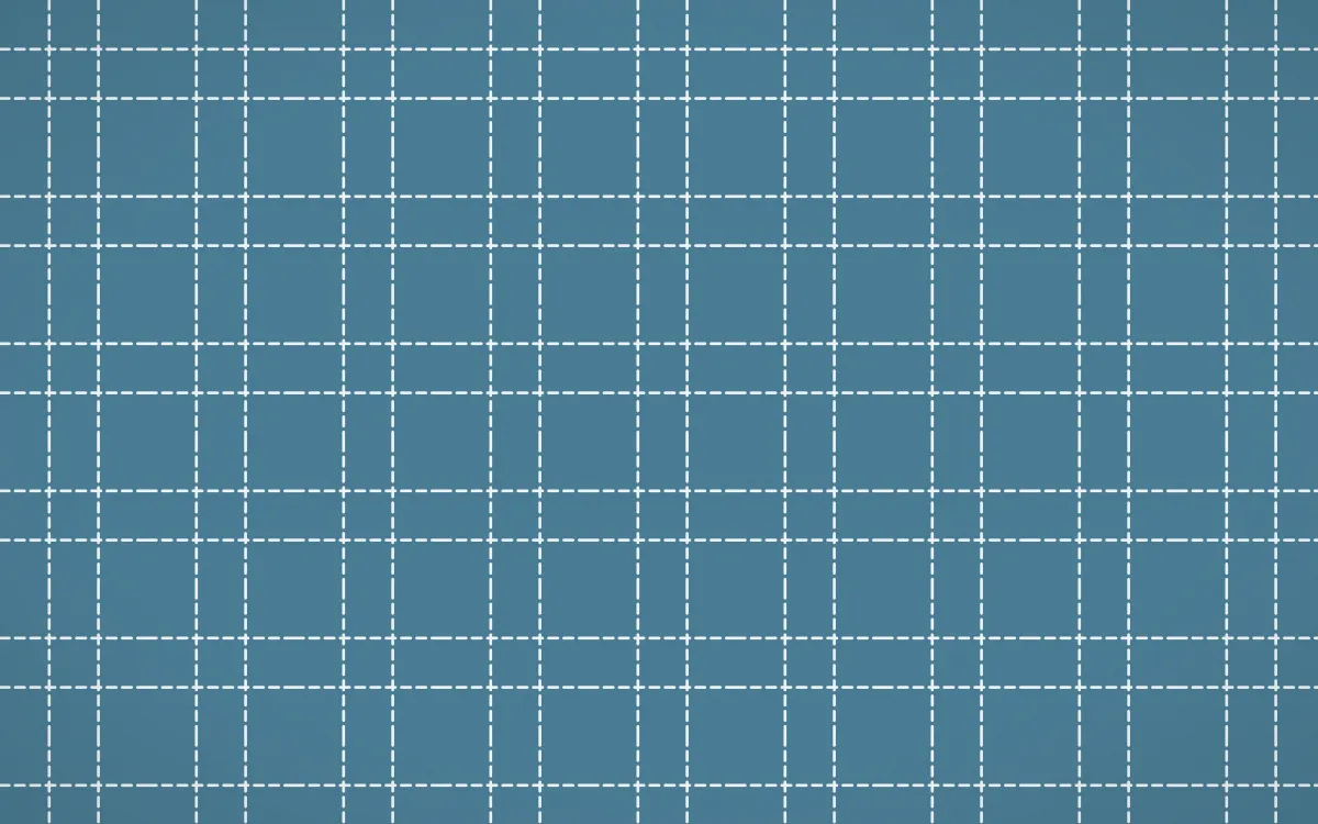 Udaipur Lake Stitch Grid — colourful blue and white sashiko background