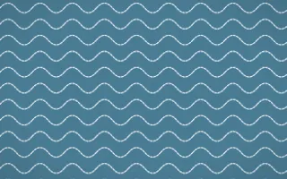 Udaipur Lake Stitch Waves — colourful blue and white sashiko background