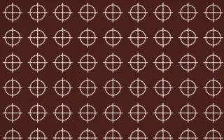 Venetian Rosso Stitch Crosses — dark red and white sashiko background