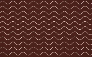 Venetian Rosso Stitch Waves — dark red and white sashiko background