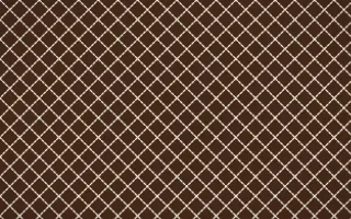 Zanzibar Spice Stitch Diamonds — dark brown and beige sashiko background