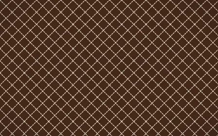 Zanzibar Spice Stitch Diamonds — dark brown and beige sashiko background
