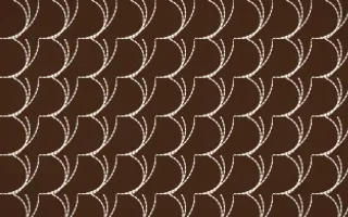Zanzibar Spice Stitch Fans — dark brown and beige sashiko background