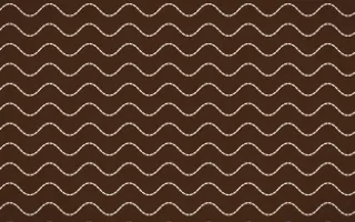 Zanzibar Spice Stitch Waves — dark brown and beige sashiko background