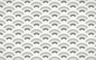 Alpine Chalk Wave Crests — colourful grey and white seigaiha background