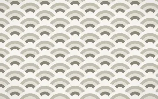 Athens Marble Wave Crests — colourful yellow and white seigaiha background