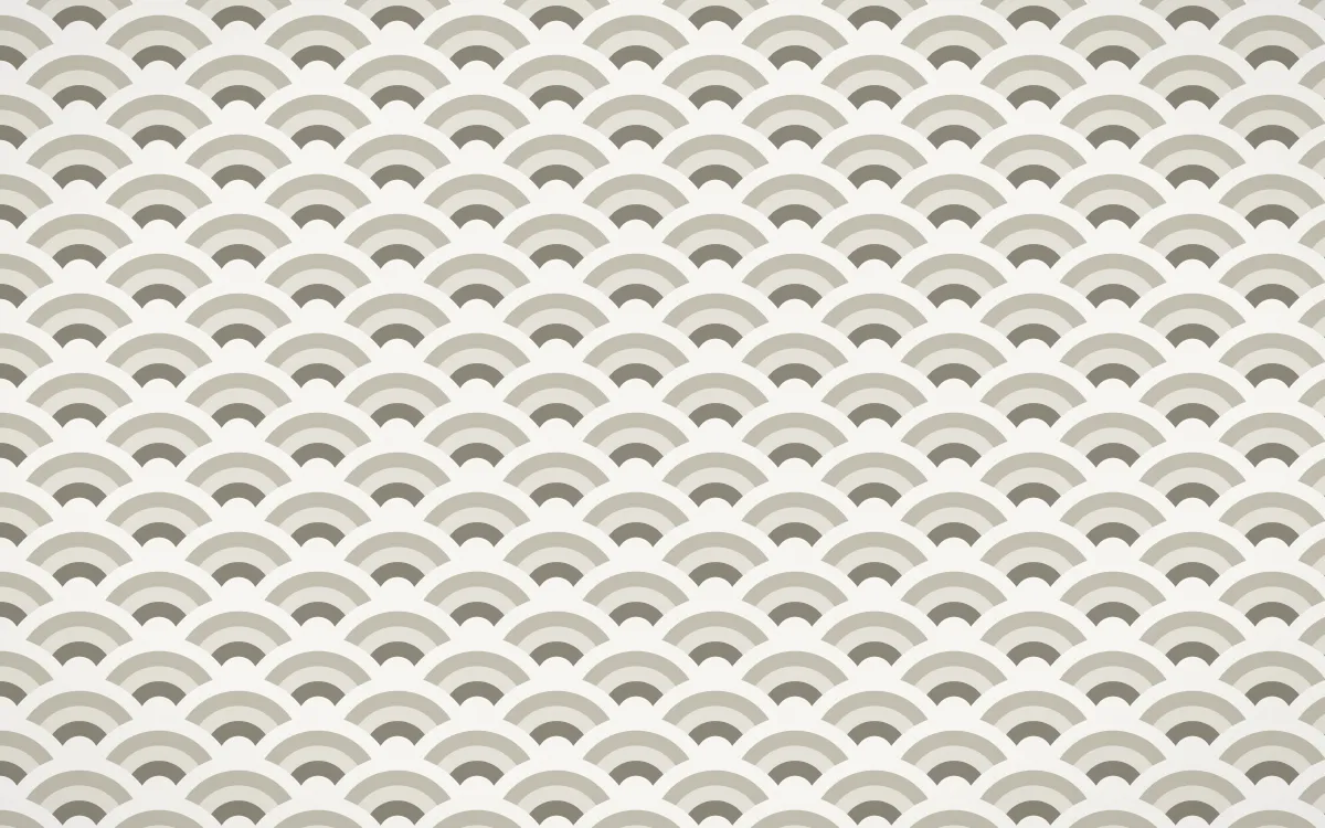 Athens Marble Fine Wave Crests — colourful yellow and white seigaiha background