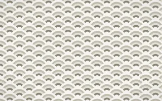 Athens Marble Fine Wave Crests — colourful yellow and white seigaiha background