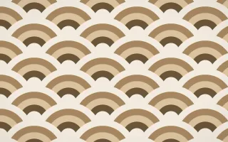 Desert Oud Grand Wave Crests — colourful brown, orange and beige seigaiha background