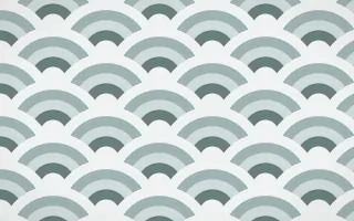 Pacific Fog Grand Wave Crests — colourful teal and white seigaiha background