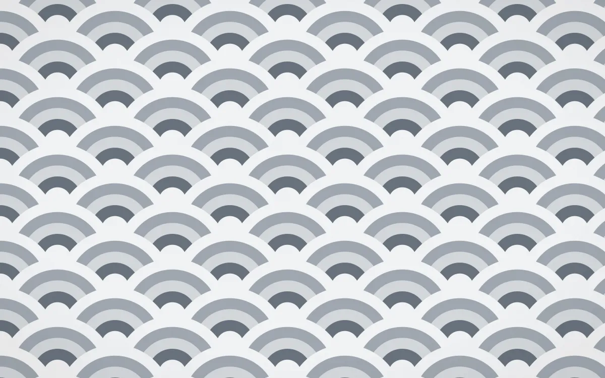 Paris Zinc Wave Crests — colourful blue and white seigaiha background