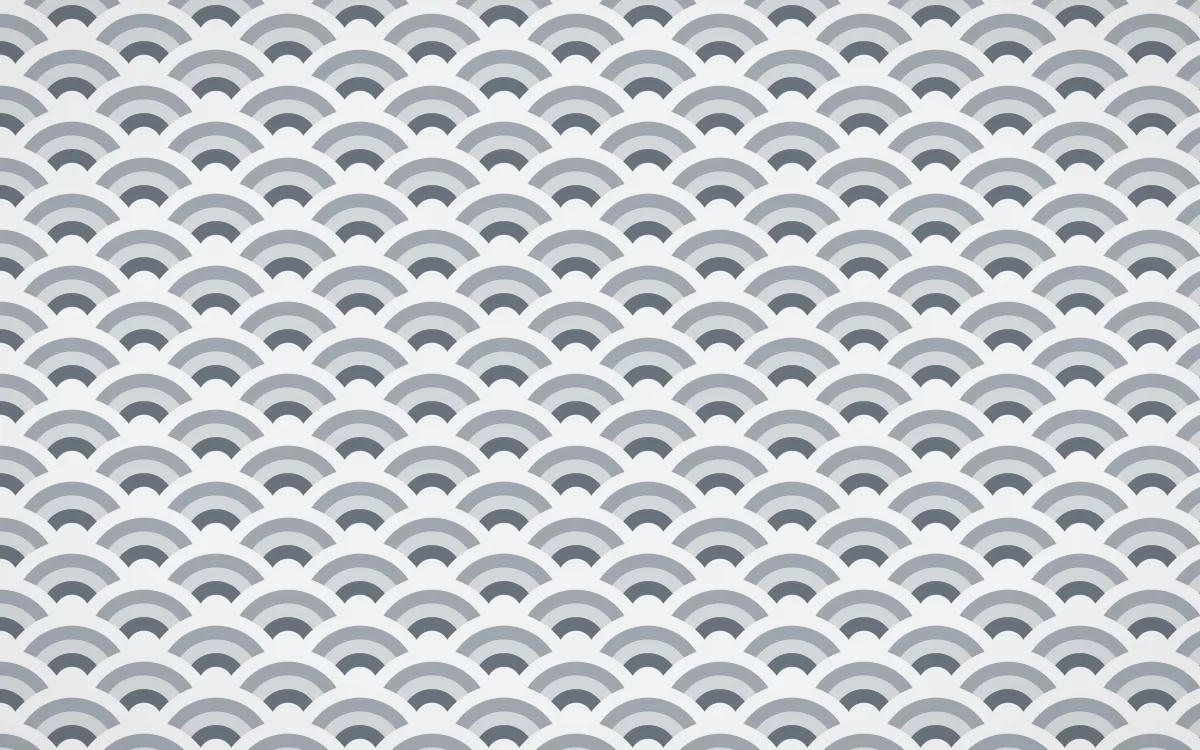 Paris Zinc Fine Wave Crests — colourful blue and white seigaiha background