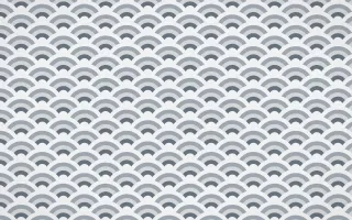 Paris Zinc Fine Wave Crests — colourful blue and white seigaiha background