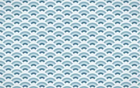 Udaipur Lake Fine Wave Crests — colourful blue and white seigaiha background