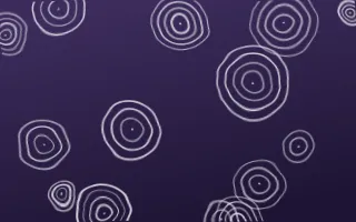 Arabian Night Shibori Rings — dark purple and white shibori background