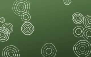 Bamboo Mist Shibori Rings — dark green and white shibori background