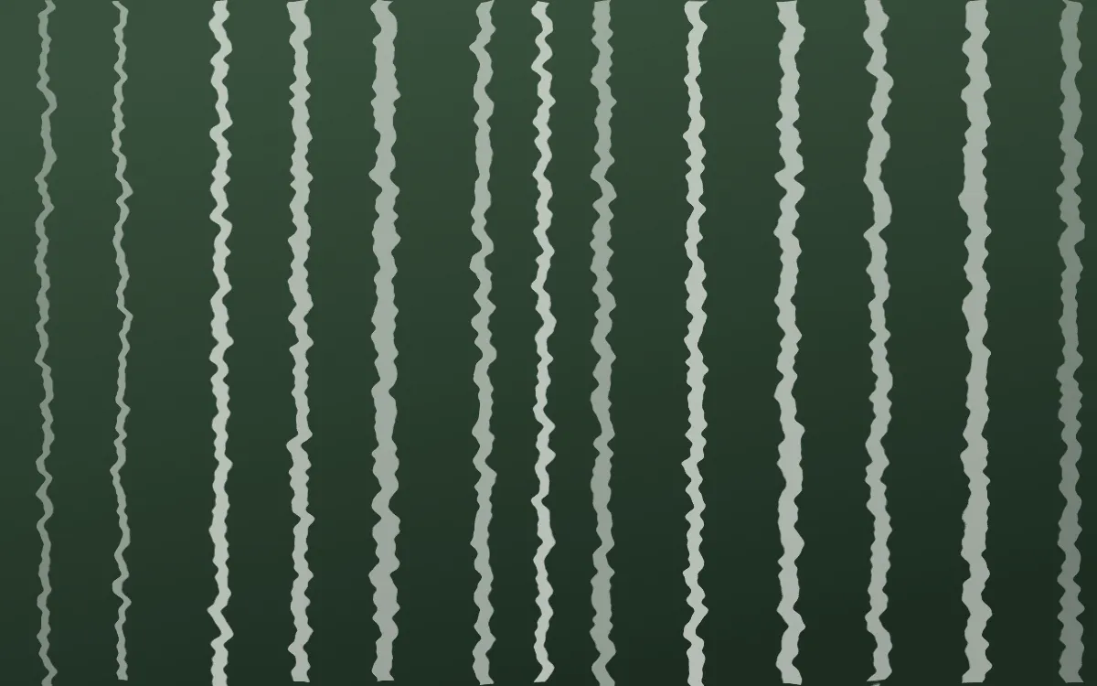 Bavarian Forest Shibori Folds — dark green and white shibori background