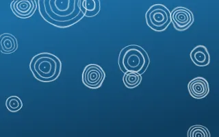 Capri Blue Shibori Rings — dark blue and white shibori background