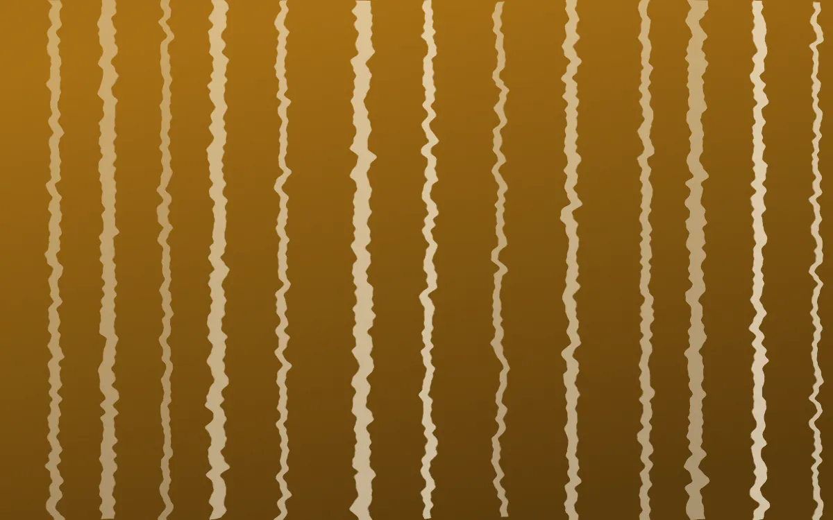 Fes Saffron Shibori Folds — dark brown and beige shibori background